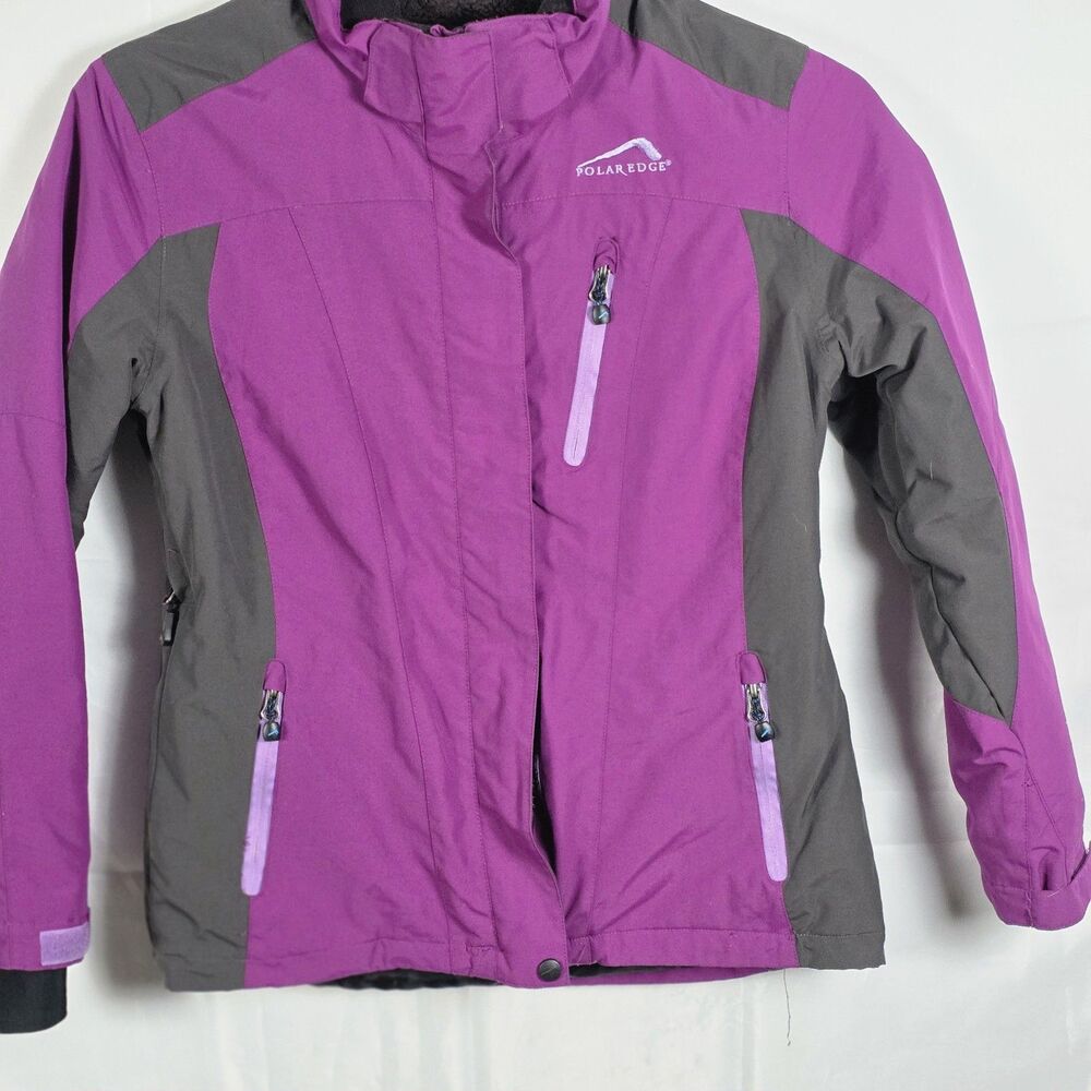 Polar Edge Women’s Ski Jacket Size Medium‎ Purple/Gray